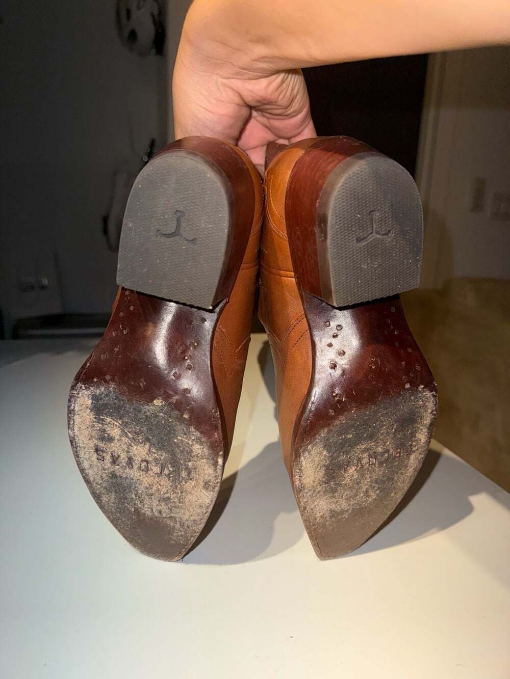 TECOVAS THE LORETTA Western Boots Brown Leather - Picture 10 of 13